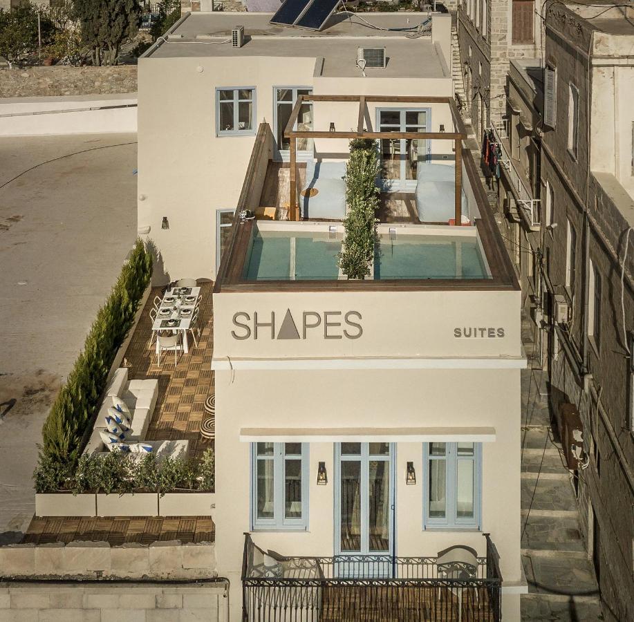 Shapes Luxury Suites Ermoupoli Esterno foto